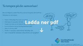 Ta tempen på din samverkan